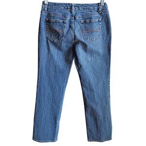 10P 29x28 St. Johns Bay Petite Straight Leg Stretch Denim Jeans